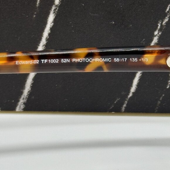 NEW TOM FORD EDWARD-02 TF1002 52N SUNGLASSES FT1002/S 52N UNISEX HAVANA - Picture 6 of 8